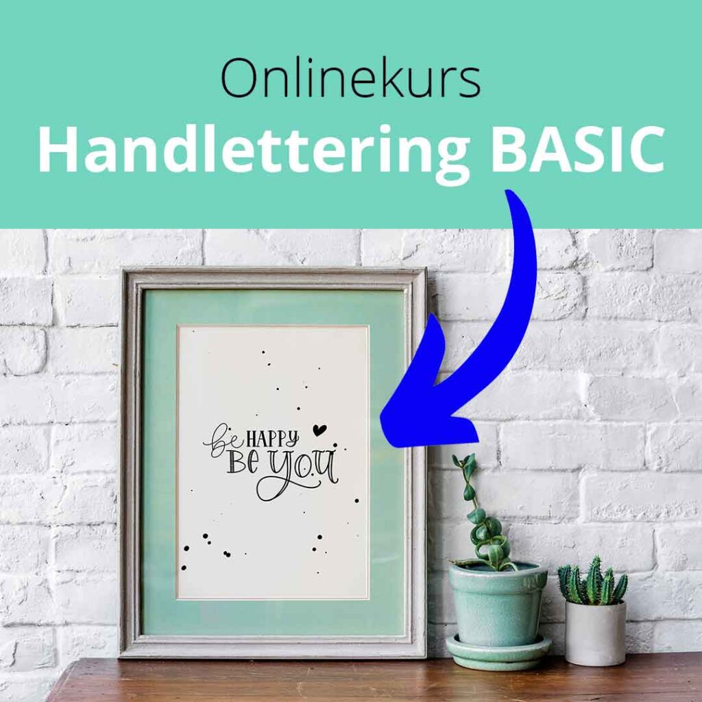 Onlinekurs Handlettering BASIC von Katja Haas PapierLiebe